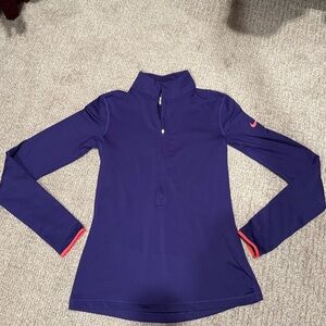 Nike Purple Long Sleeve Pullover